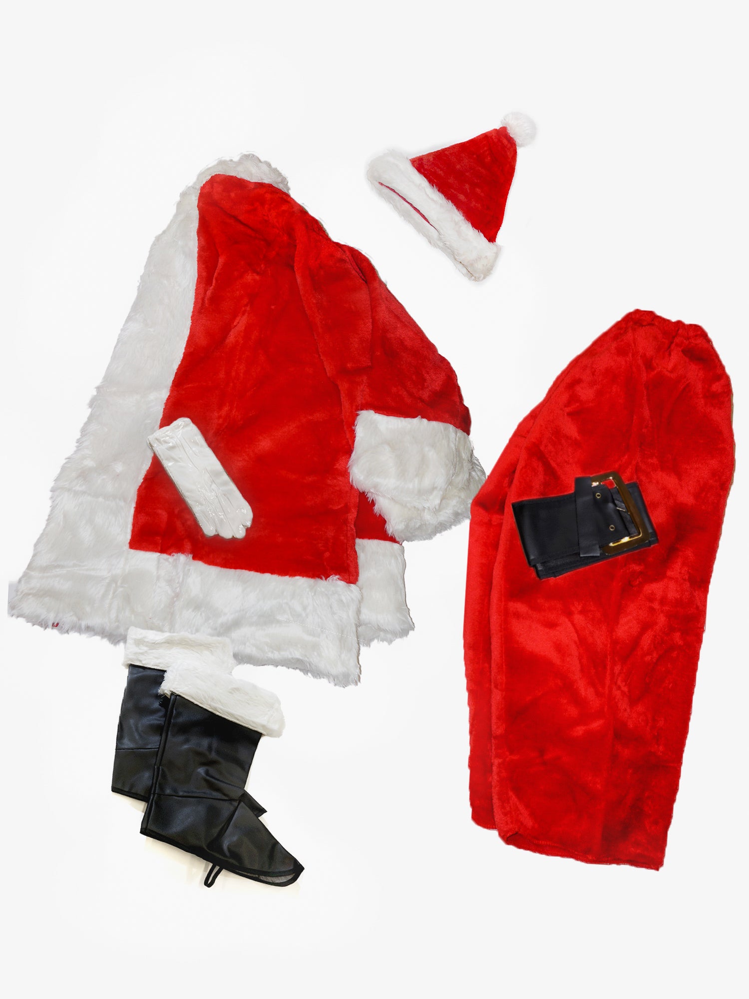 Men's Big and Tall Classic Santa Costume - Professional - costumes.com