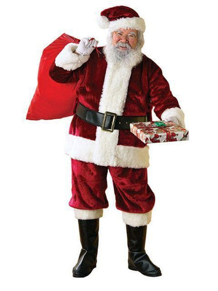 Adult X-Large Deluxe Regency Crimson Santa Suit Costume