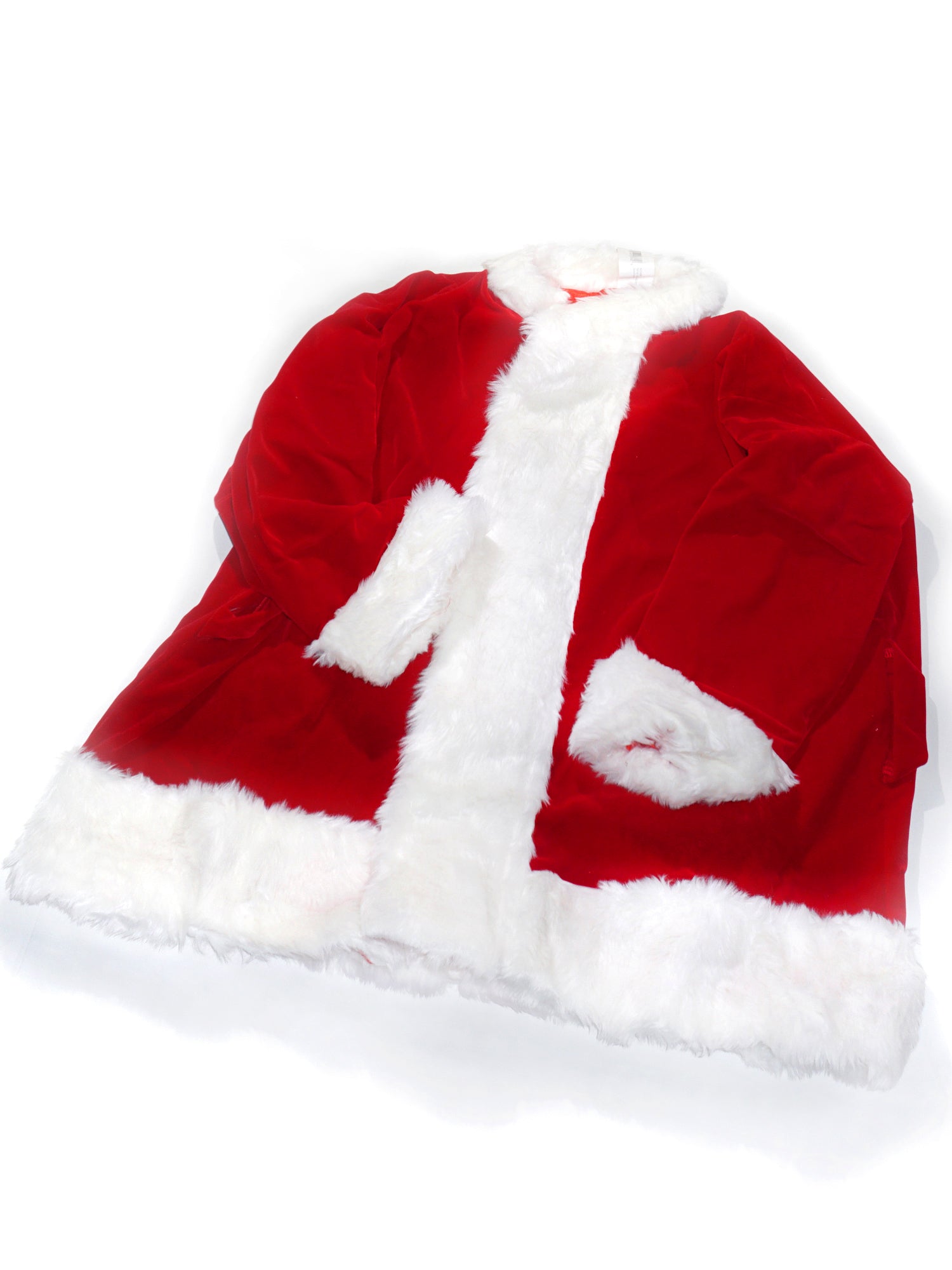 Men's Big and Tall Ultra Velvety Santa Suit Costume - Deluxe - costumes.com
