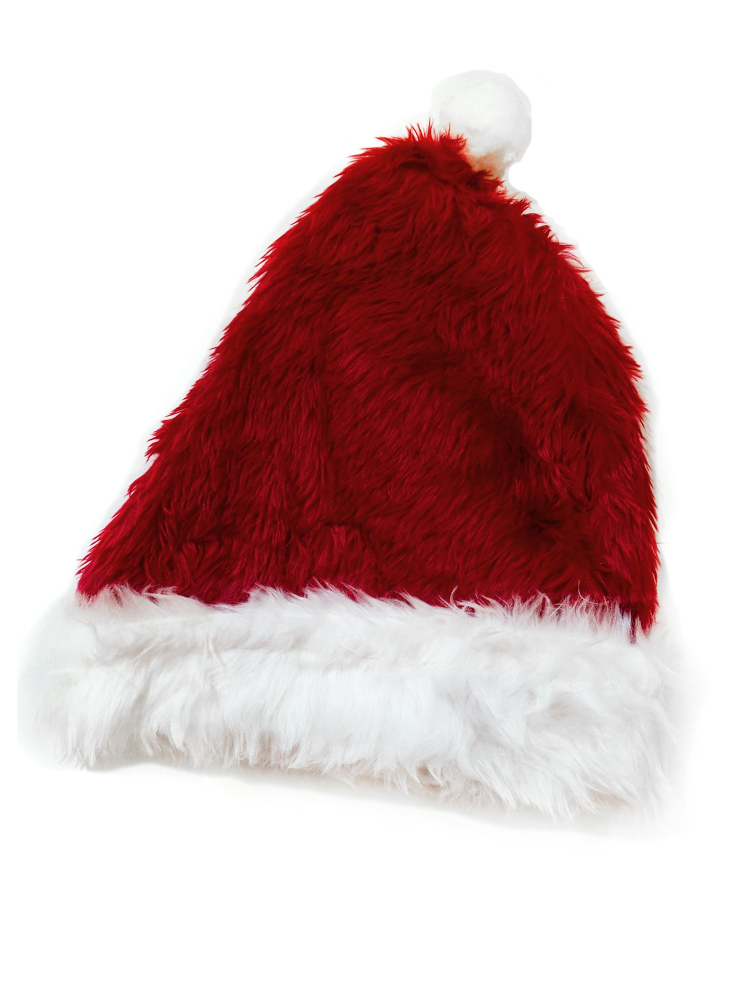 Men's Crimson Plush Santa Suit Costume -Deluxe - costumes.com