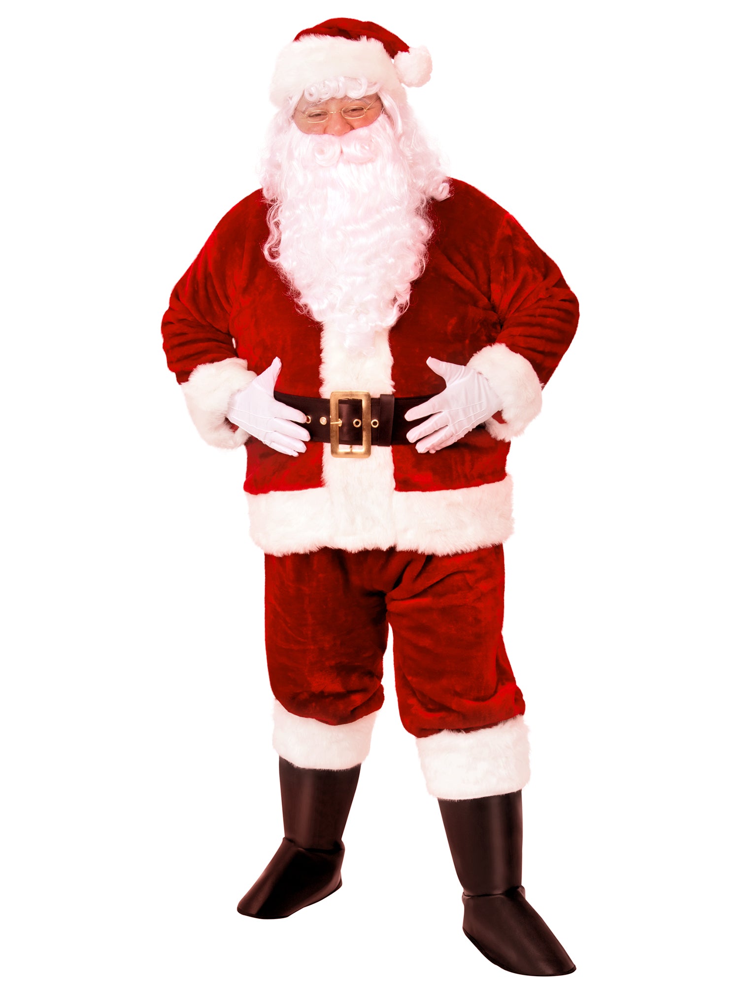 Men's Crimson Imperial Santa Suit Costume - Professional - costumes.com