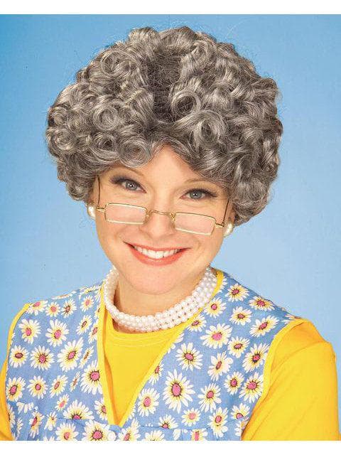 Women's Gray Curly Mom Wig - costumes.com