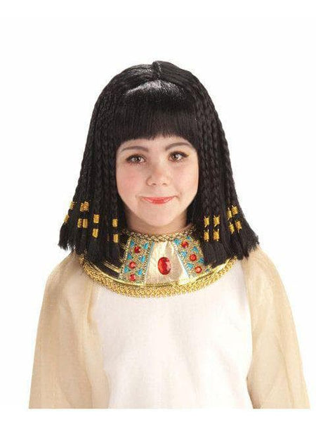Girls' Black Queen of the Nile Cleopatra Wig