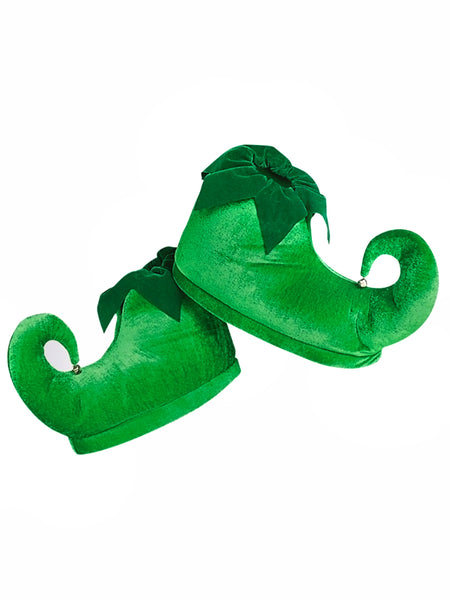 Adult Green Elf  Deluxe Shoes