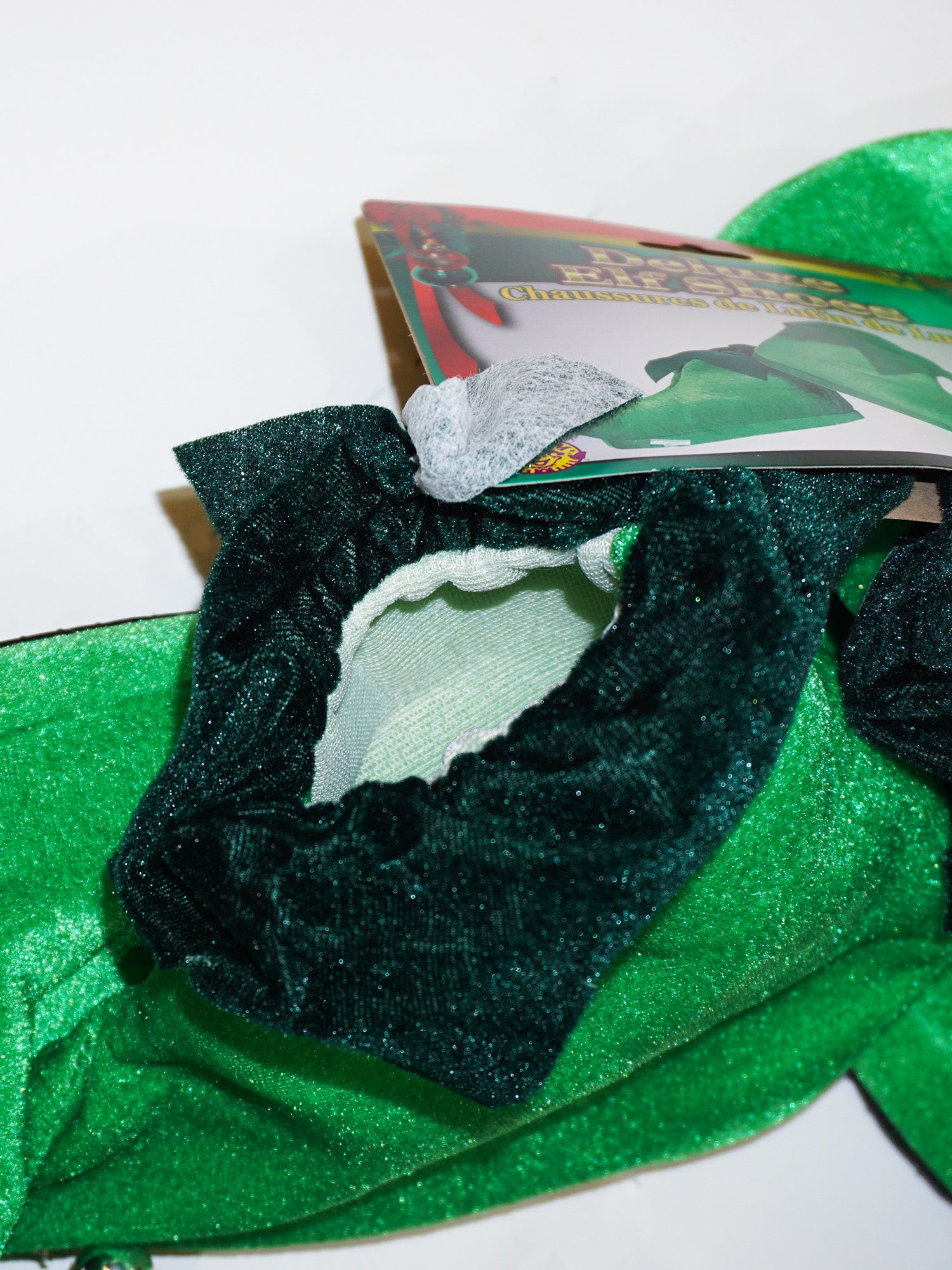 Adult Green Elf  Deluxe Shoes - costumes.com