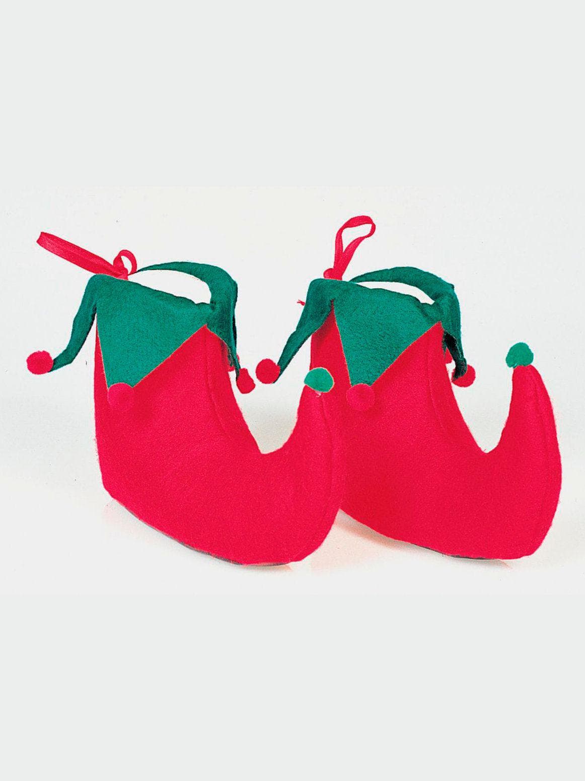 Red Elf Shoes - costumes.com