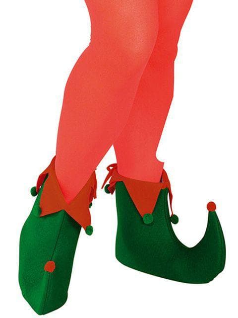 Green Elf Shoes - costumes.com