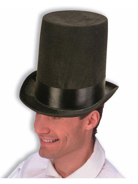 Adult Black Super Stove Pipe Hat - costumes.com