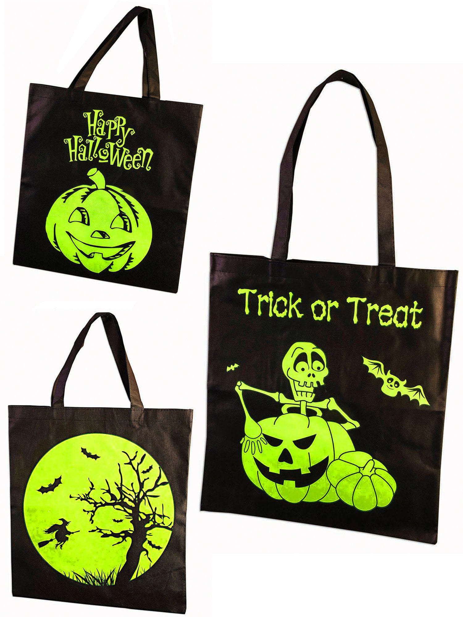 Assorted Glow in the Dark Treat Bags - costumes.com
