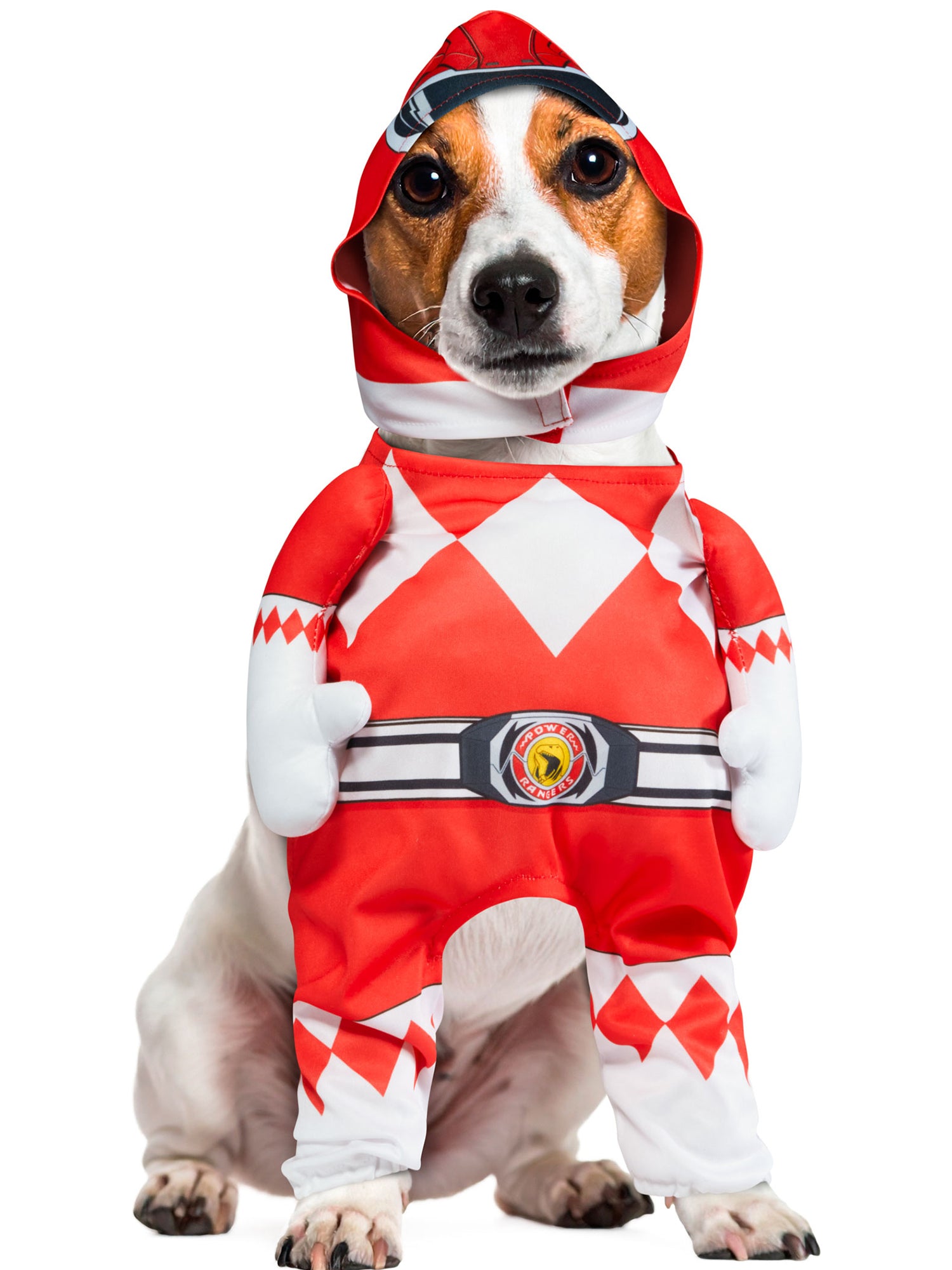 Mighty Morphin Red Power Rangers Walking Pet Costume - costumes.com