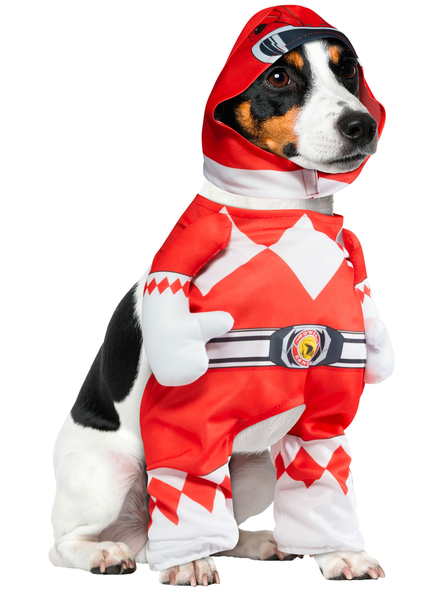 Mighty Morphin Red Power Rangers Walking Pet Costume - costumes.com