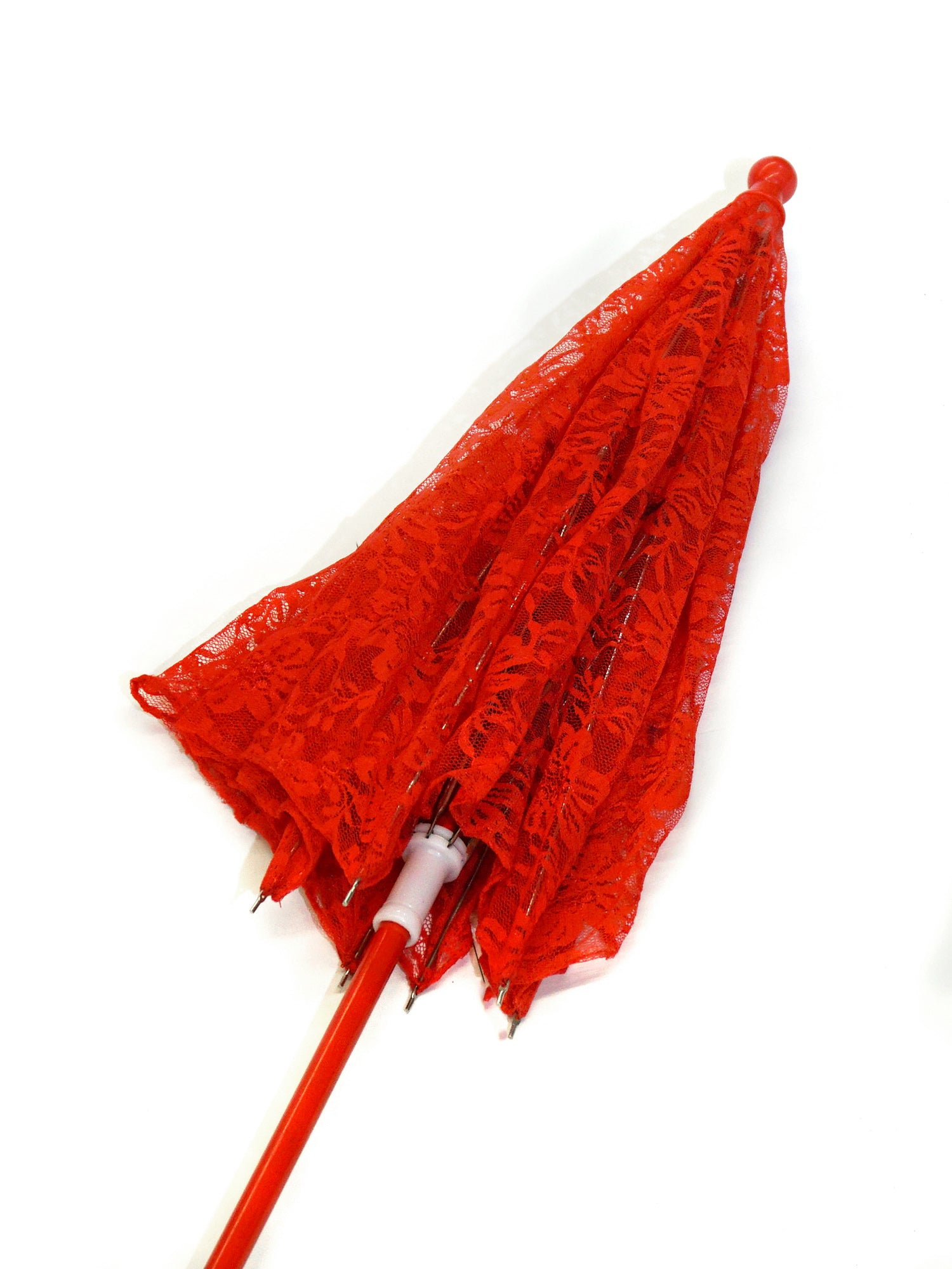 Adult Red Lace Parasol - costumes.com