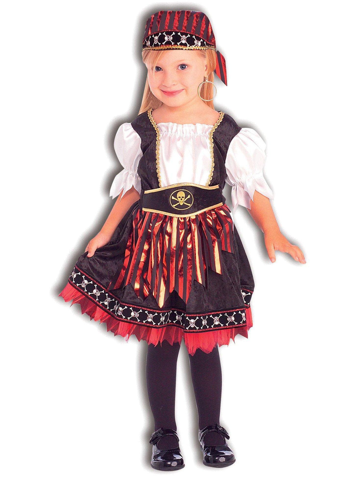 Girls' Little Lass Classic Pirate Costume - costumes.com