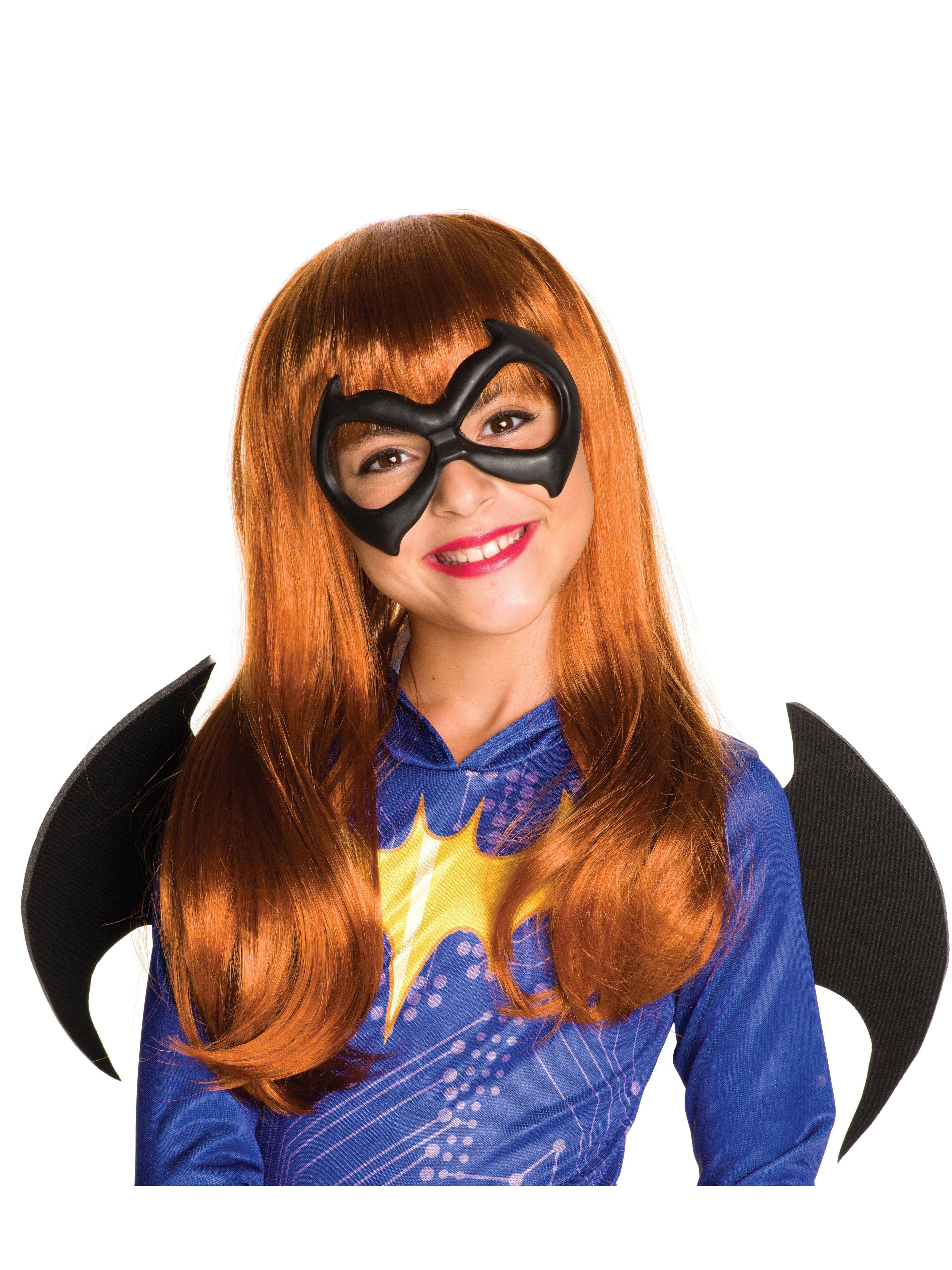 Girls' DC Superhero Girls Batgirl Wig - costumes.com