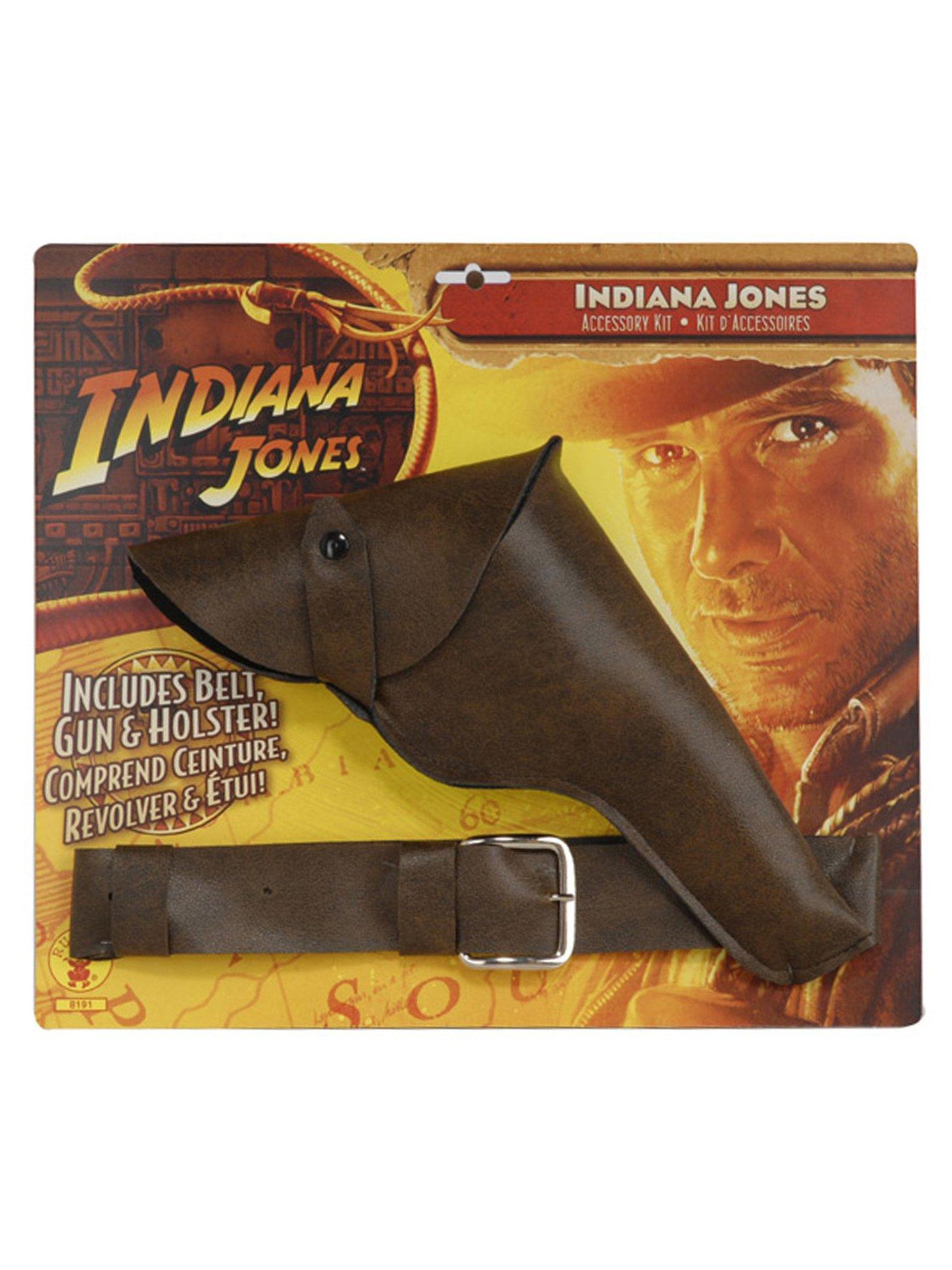 Indiana Jones Indiana Jones Belt with Gun and Holster - costumes.com