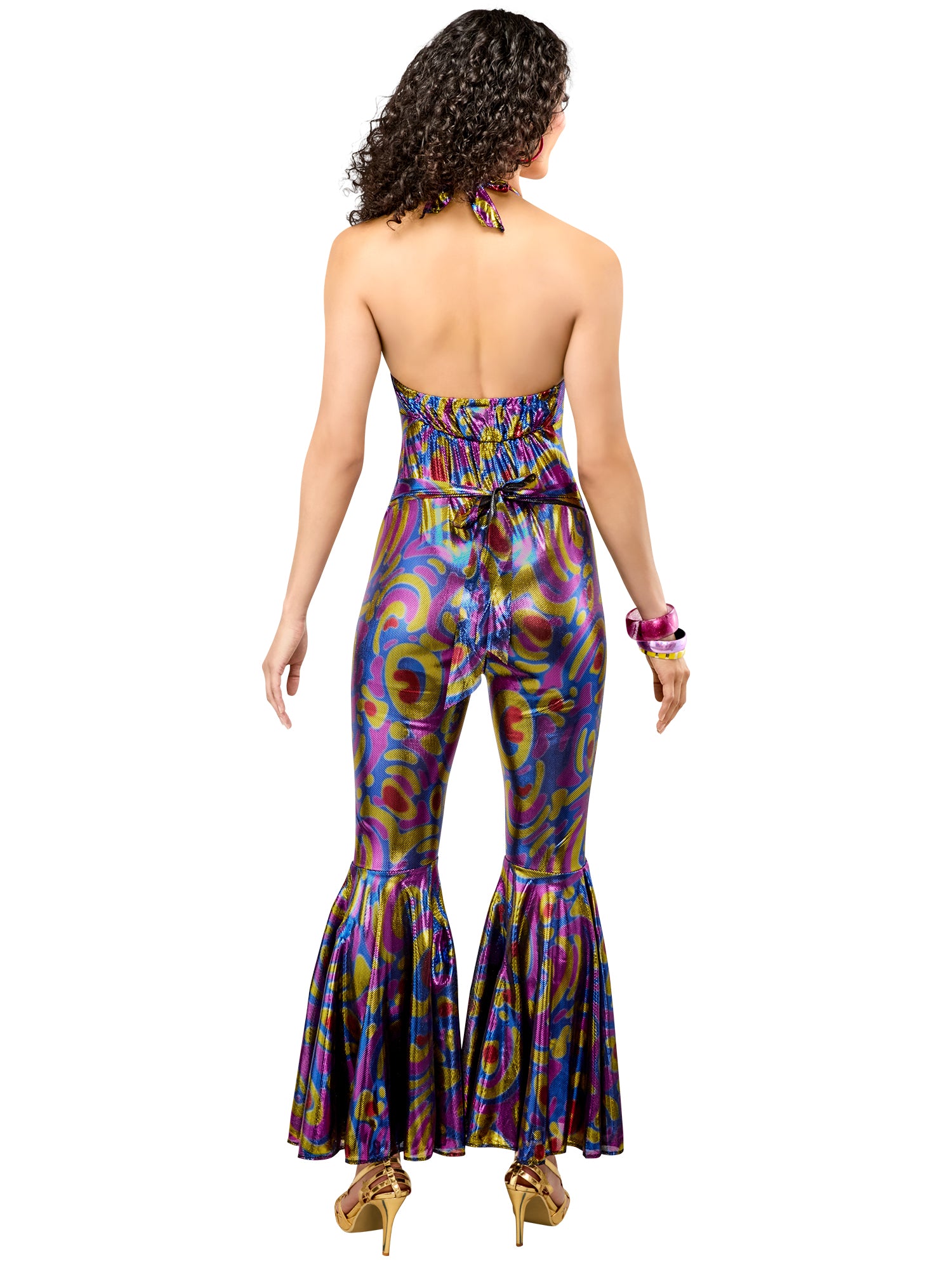 Women's 1970's Funky Disco Jumpsuit Costume - costumes.com