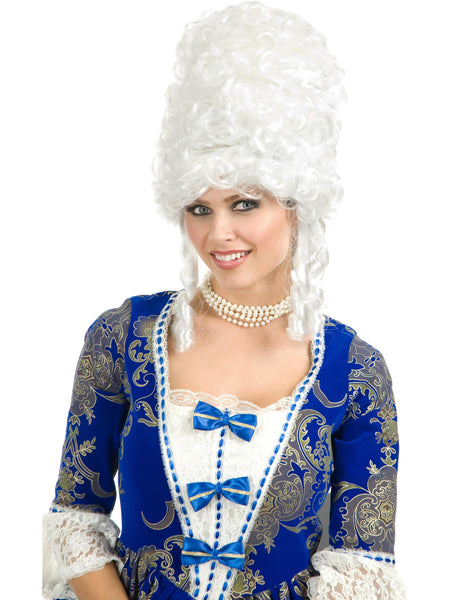 Women's White Baroque Marie Antoinette Wig