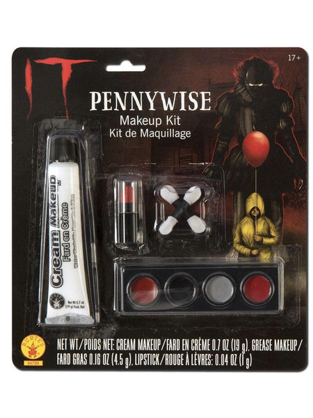 Adult It Pennywise Makeup Set - 2017 Movie