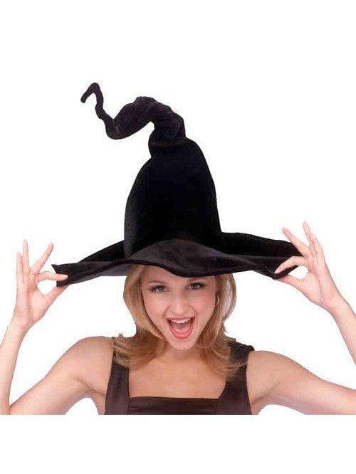 Adult Black Wired Witch Hat - costumes.com