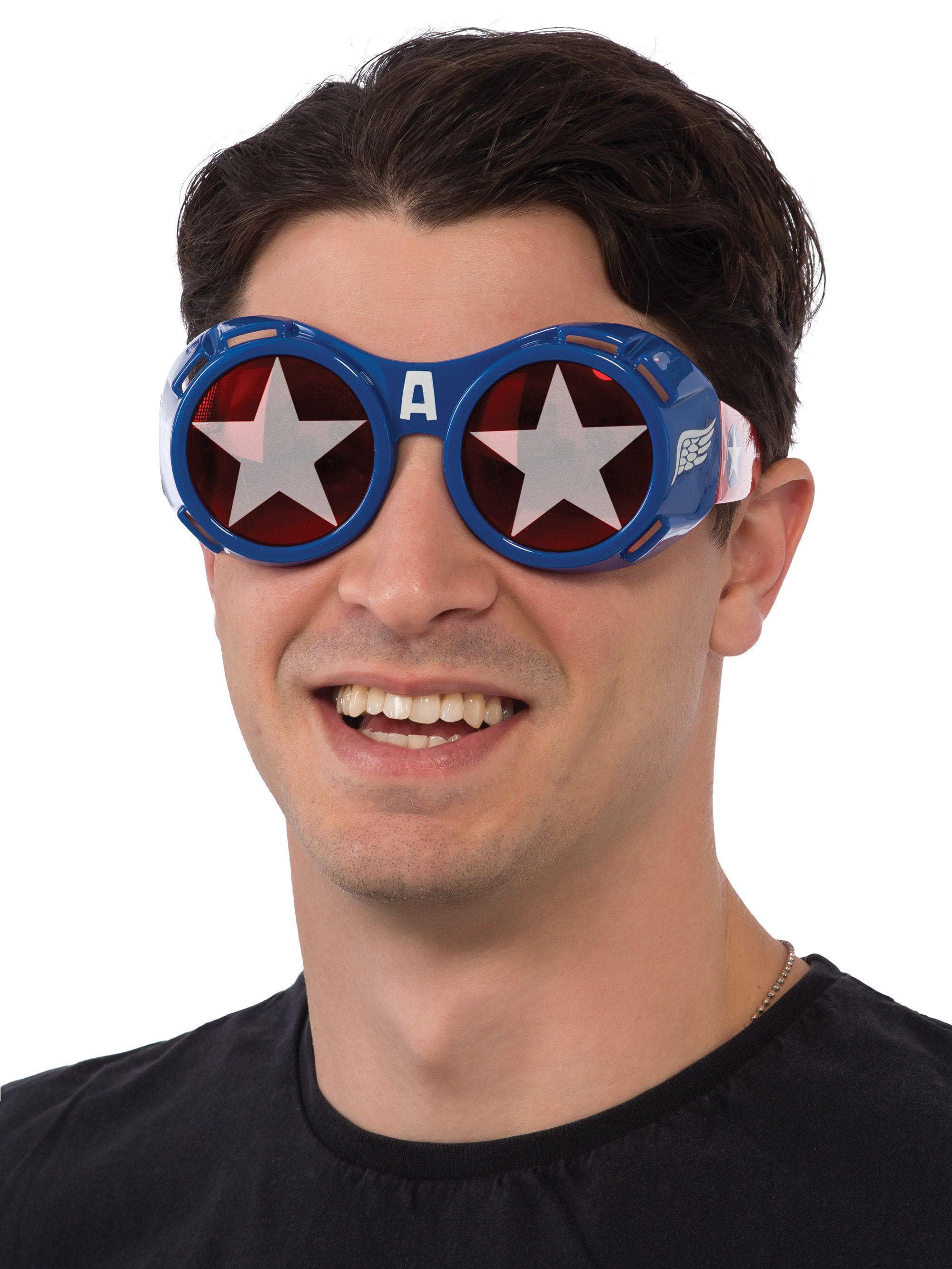 Adult Marvel Captain America Goggles - costumes.com