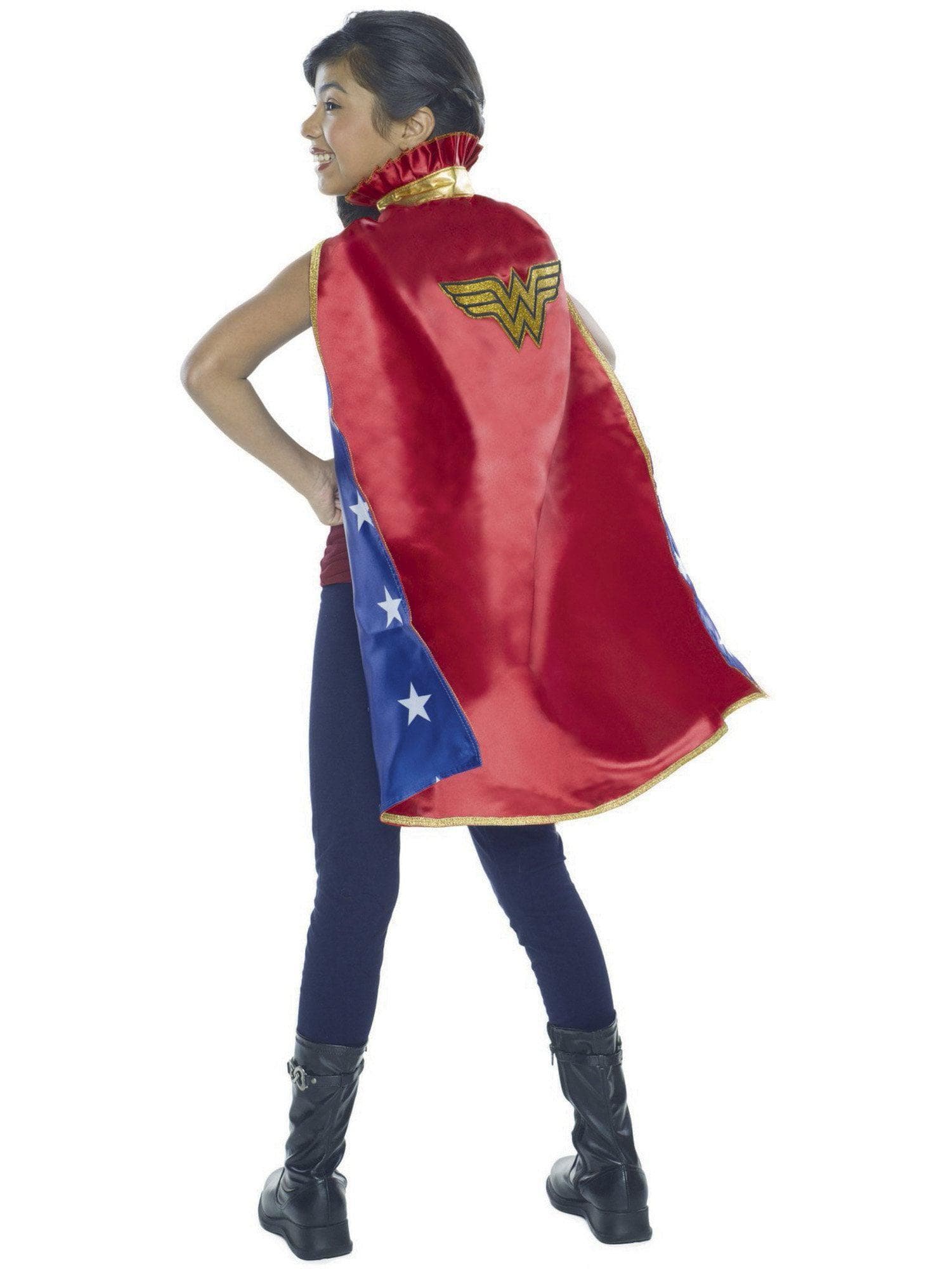 Girls' DC Comics Wonder Woman Cape - Deluxe - costumes.com
