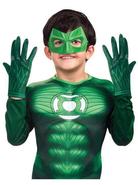 Child Green Lantern Gloves - costumes.com