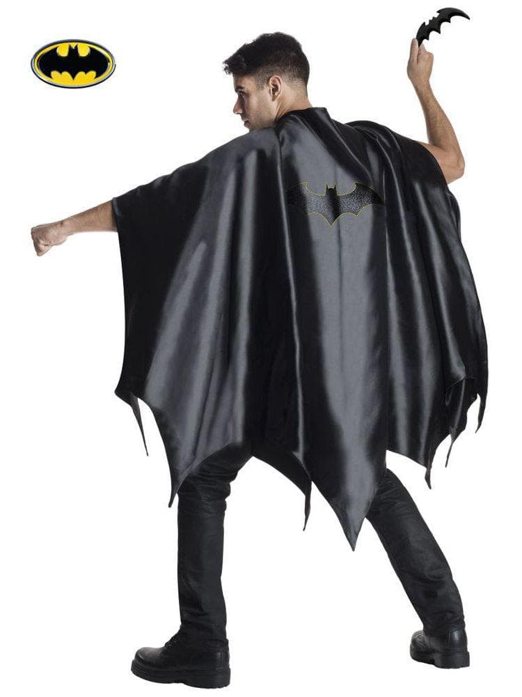 Men's Black DC Comics Batman Cape - Deluxe - costumes.com