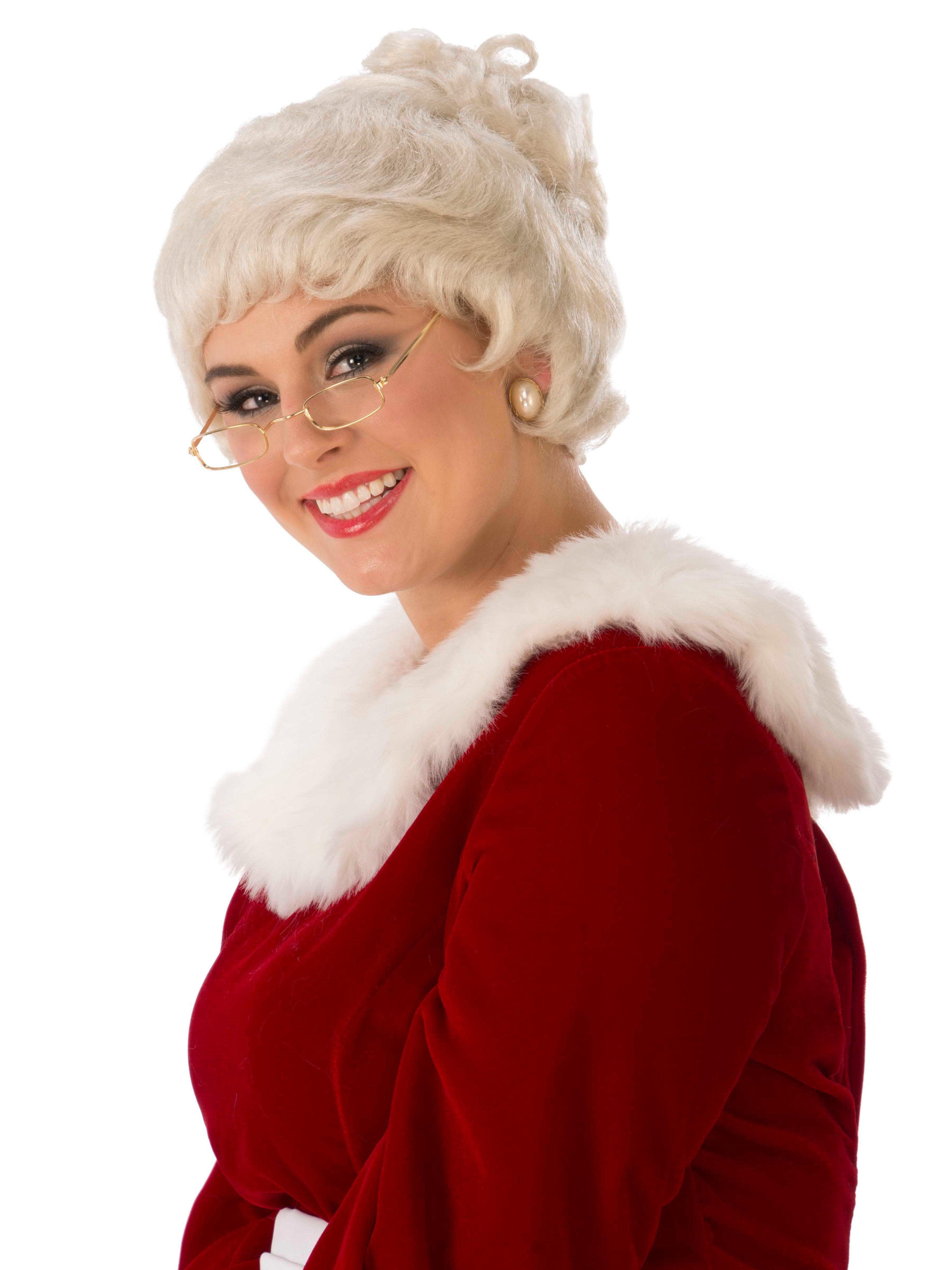 Women S Mrs Claus Wig Deluxe   38335R 1 