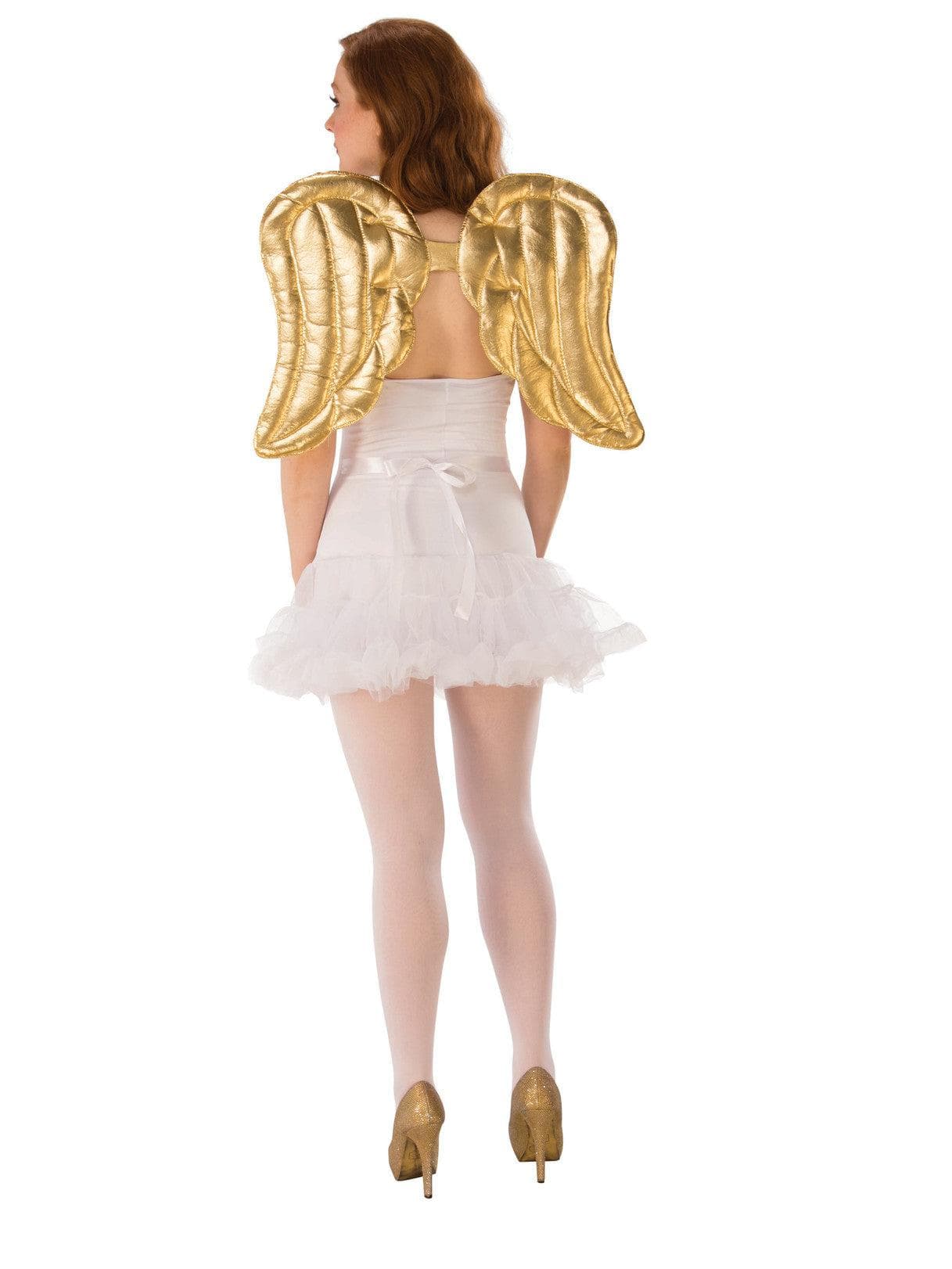 Adult Metallic Gold Angel Wings - costumes.com