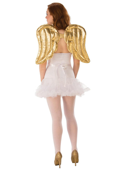 Adult Metallic Gold Angel Wings