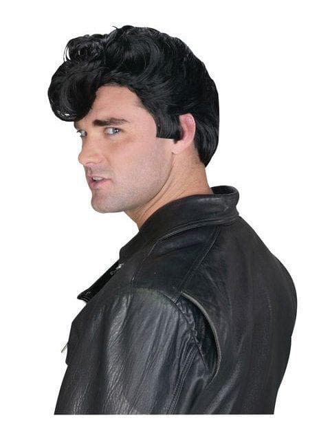 Adult Black Greaser 1950's Wig - costumes.com