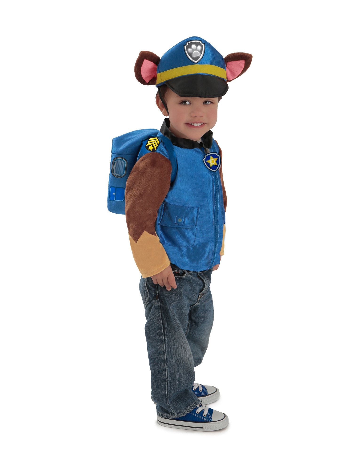 Paw Patrol Chase Jacket, Hat and Backpack for Toddlers - costumes.com
