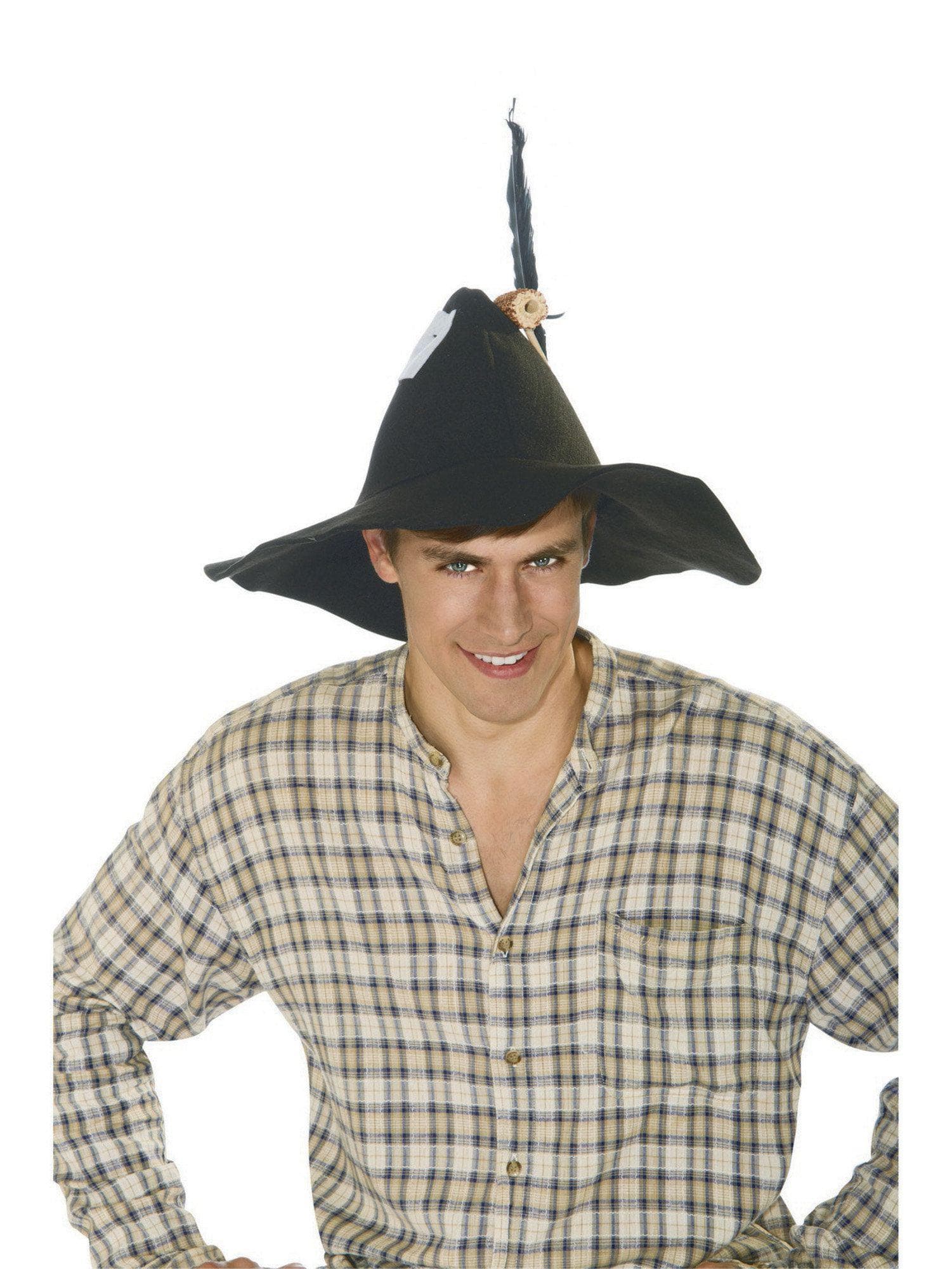 Black Felt Hillbilly Hat - costumes.com