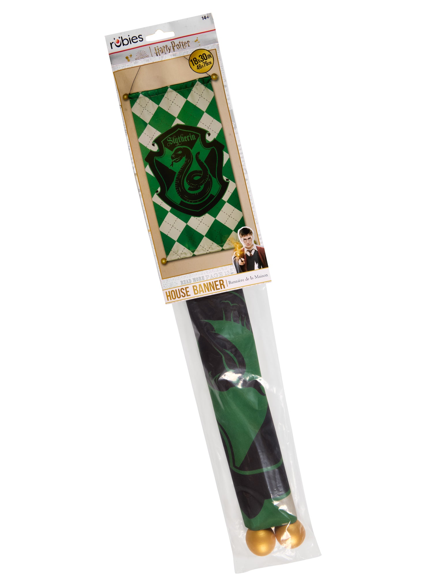 33-inch Harry Potter Slytherin House Banner - costumes.com