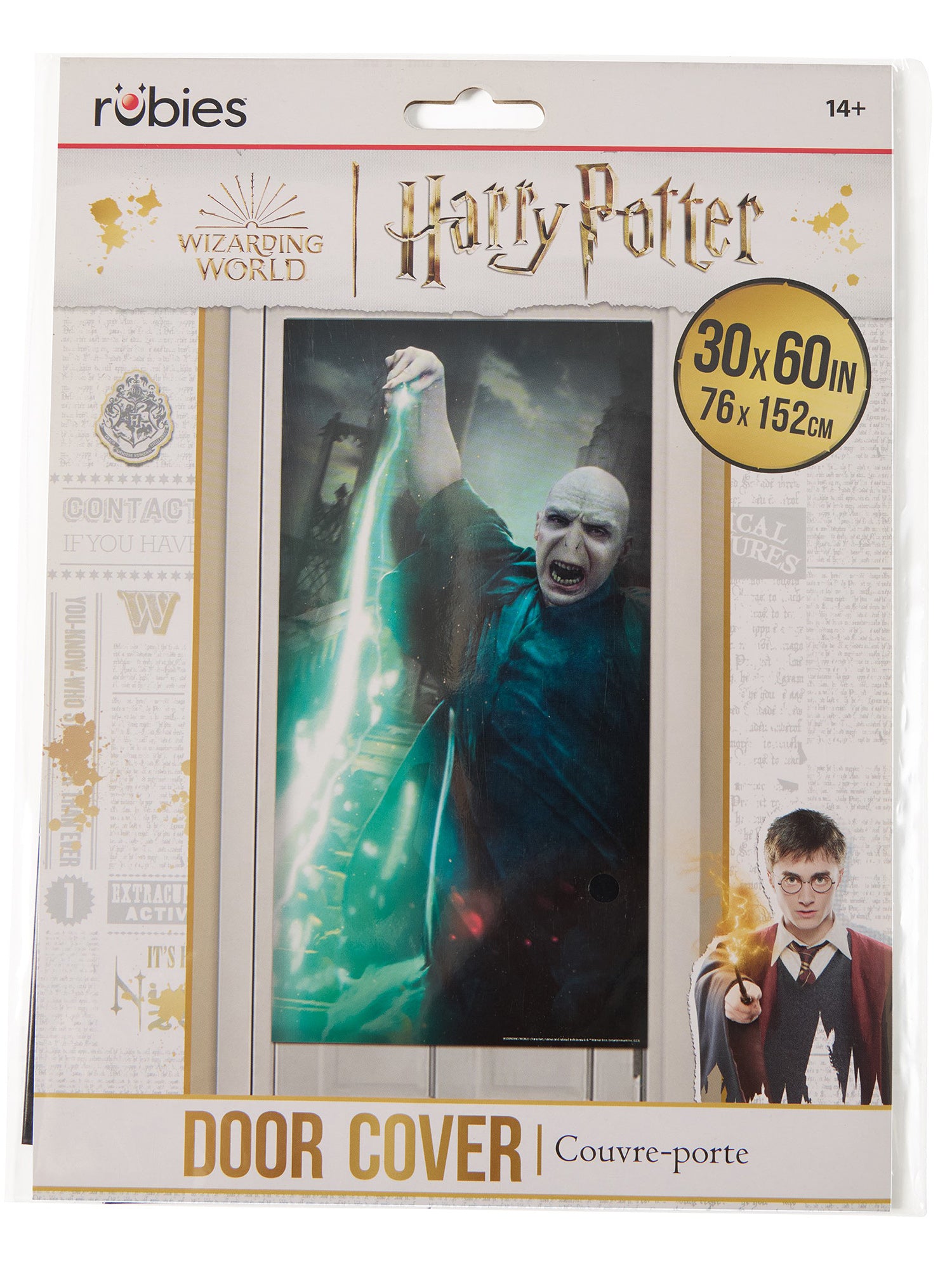 60-inch Harry Potter Voldemort Front Door Cover Decoration - costumes.com