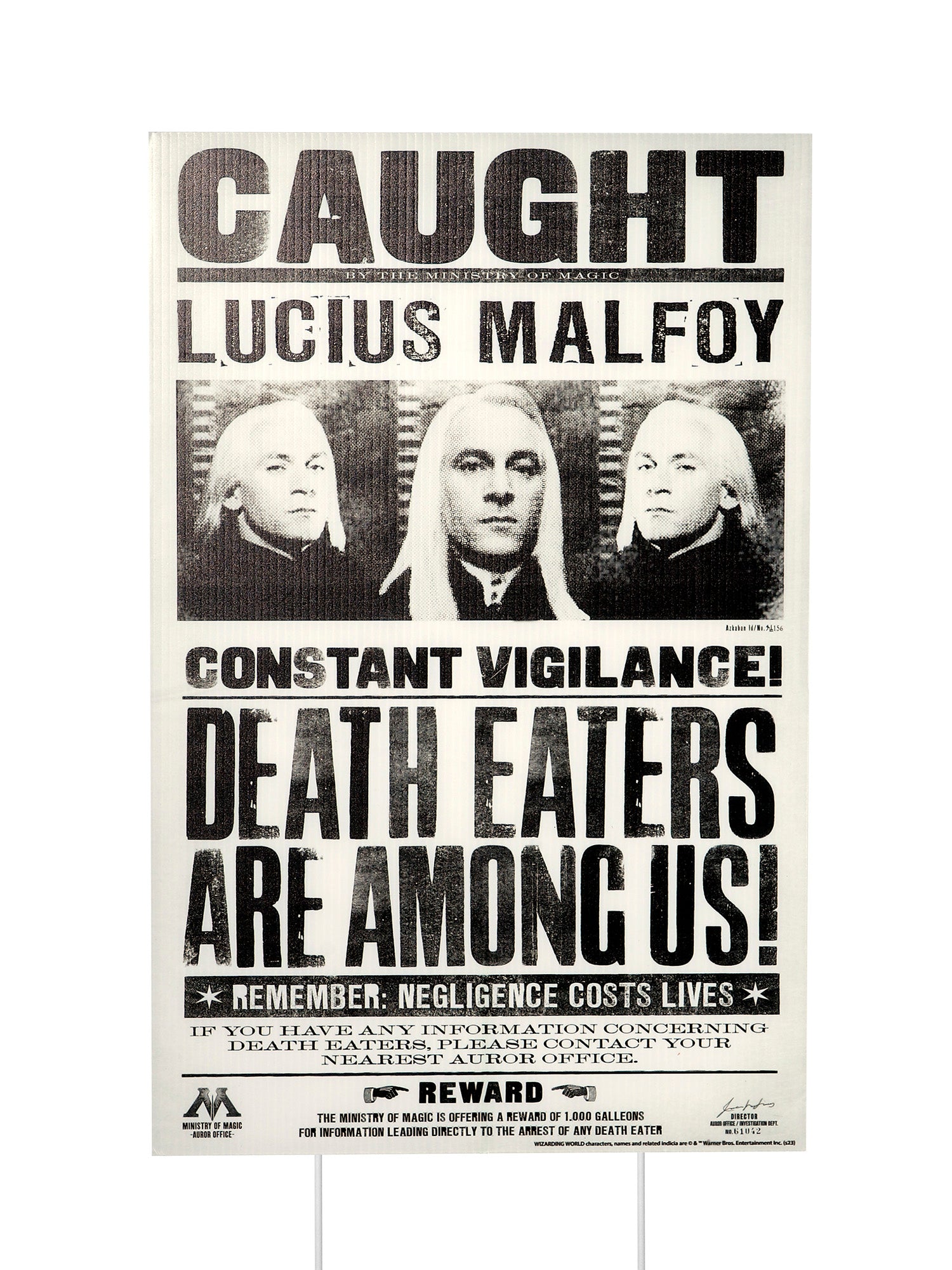 Harry Potter Wanted Signs Lawn Decoration - costumes.com