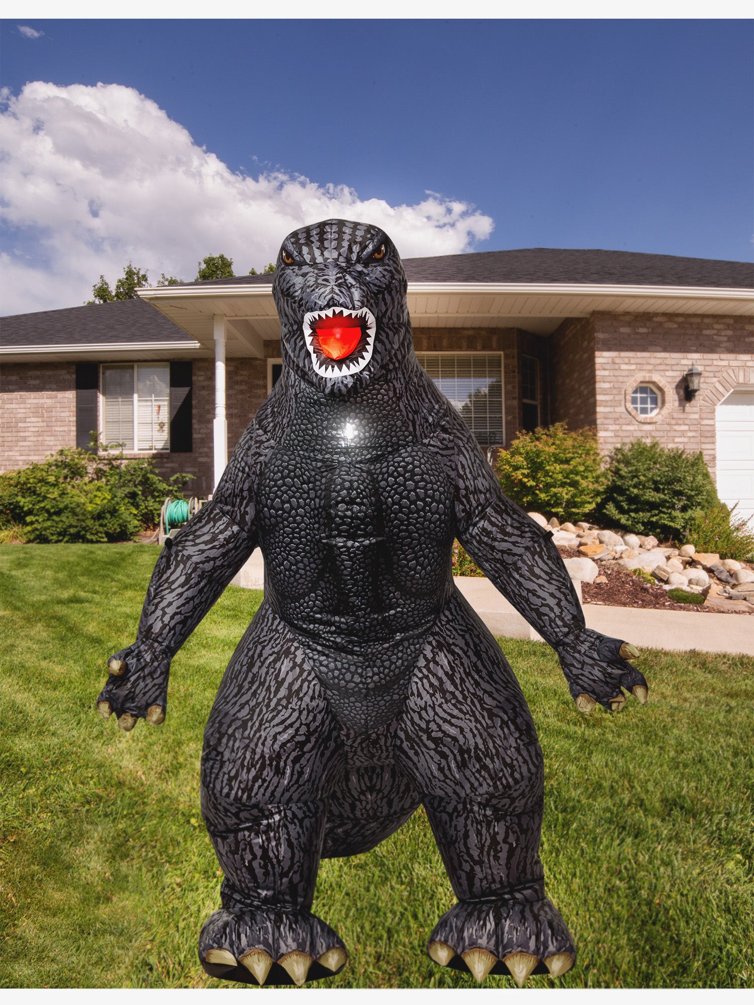 14 Foot Godzilla Classic Halloween Inflatable Lawn Decoration - costumes.com