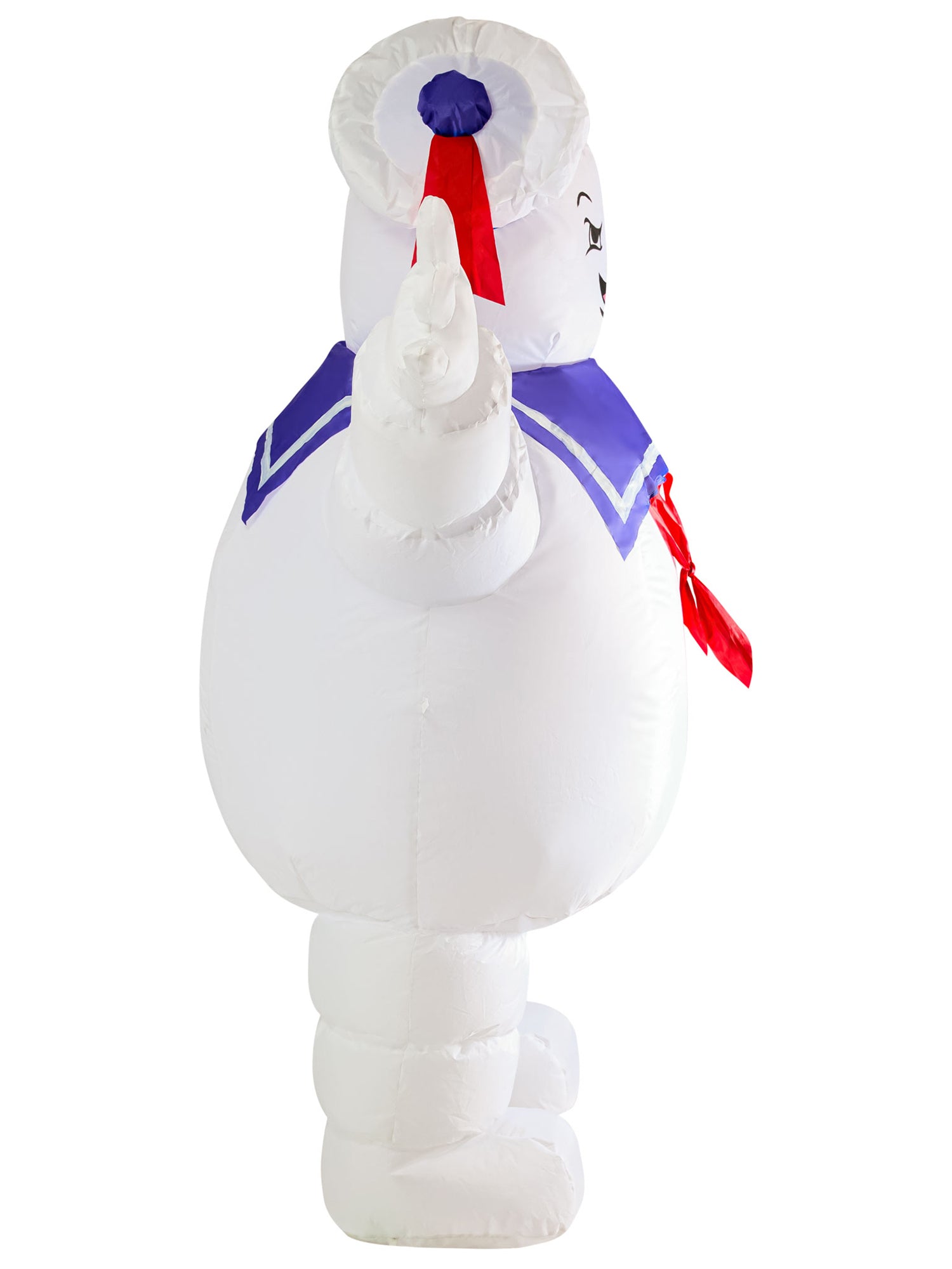 5.5 Foot Ghostbusters Classic Stay Puft Marshmallow Man Halloween Inflatable Lawn Decoration - costumes.com