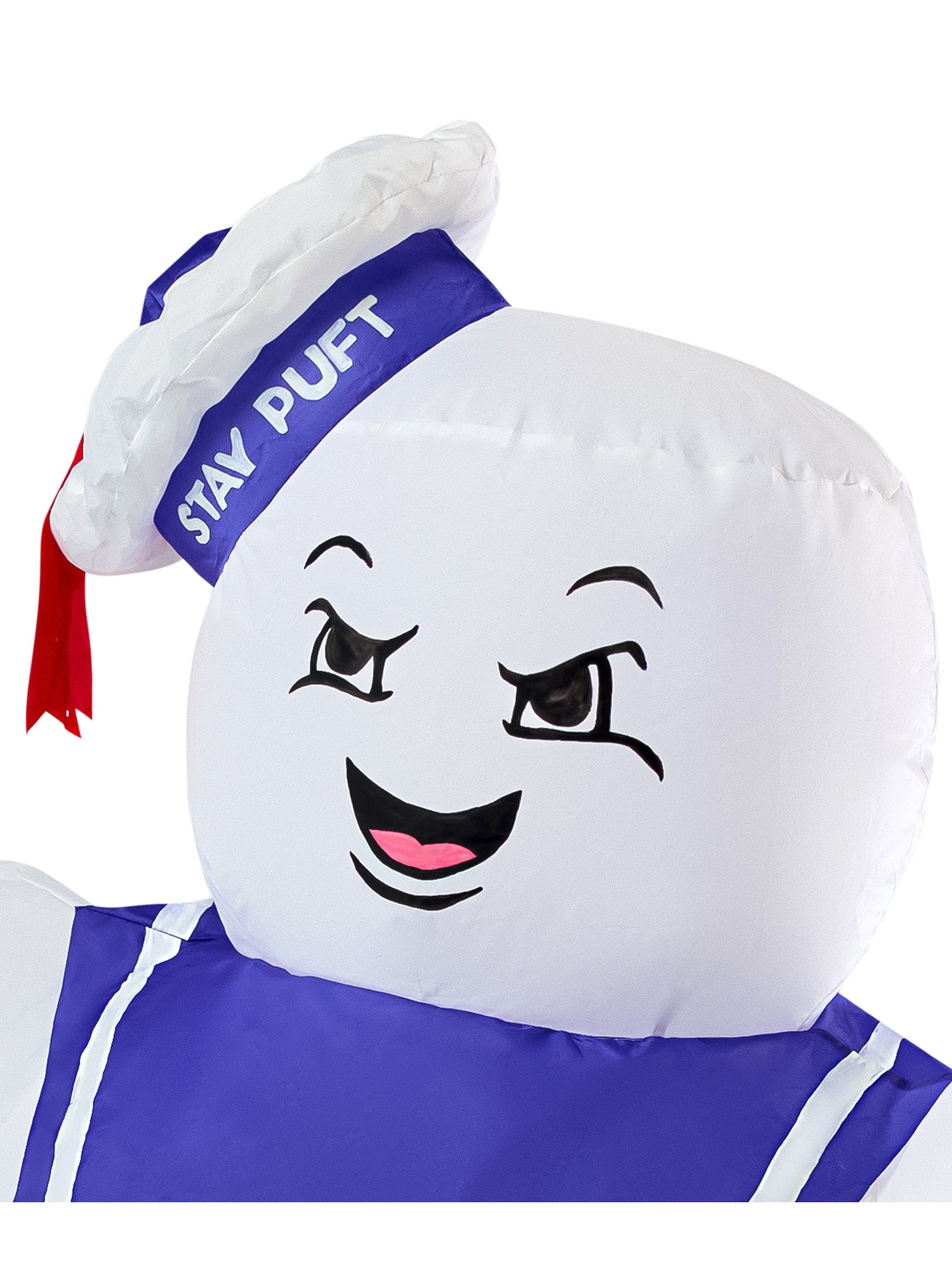 5.5 Foot Ghostbusters Classic Stay Puft Marshmallow Man Halloween Inflatable Lawn Decoration - costumes.com