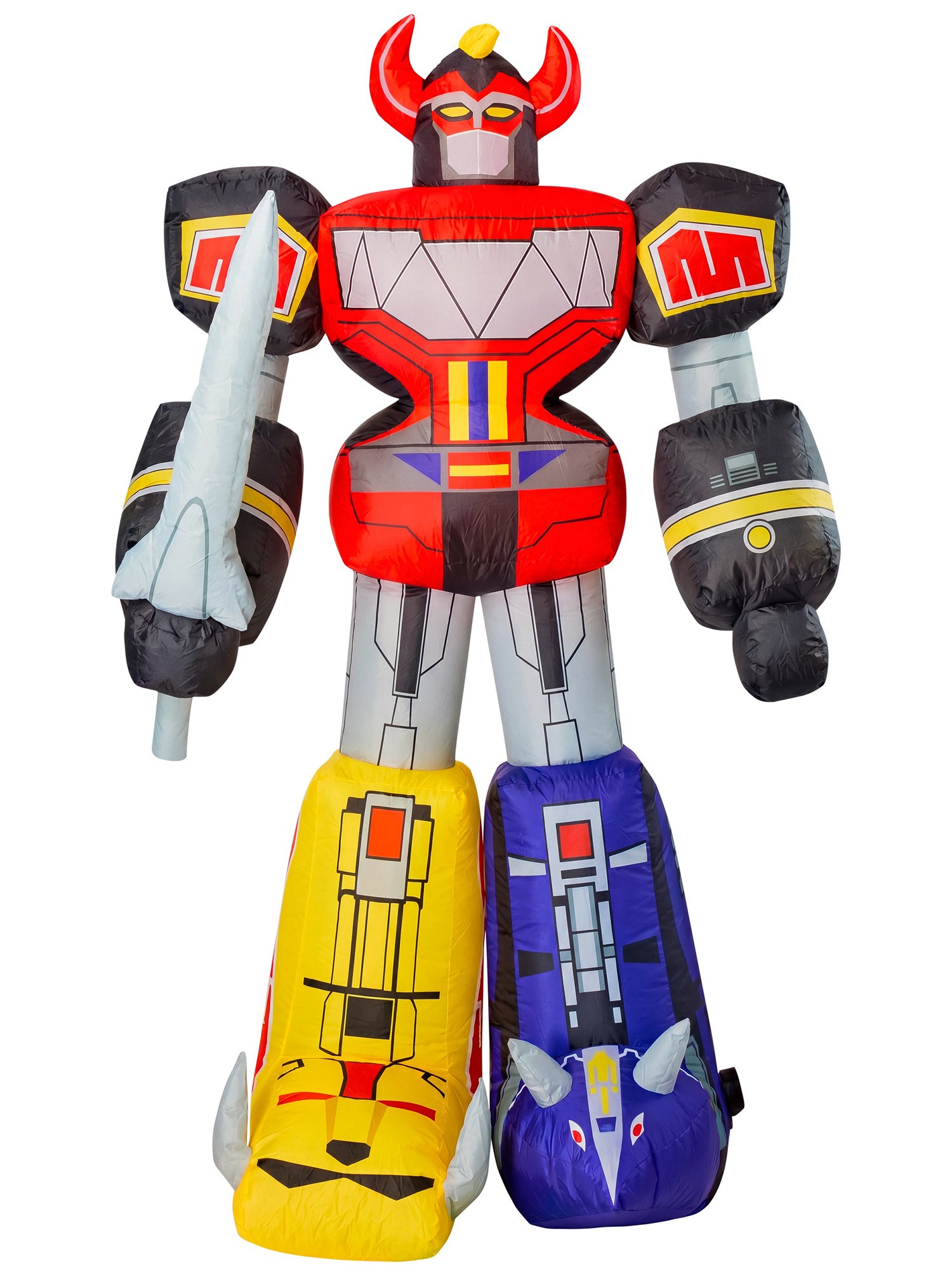 6 Foot Power Rangers Megazord Halloween Inflatable Lawn Decoration - costumes.com