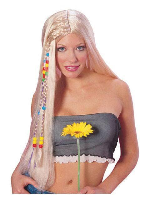 Long Blonde Hippie Wig - costumes.com