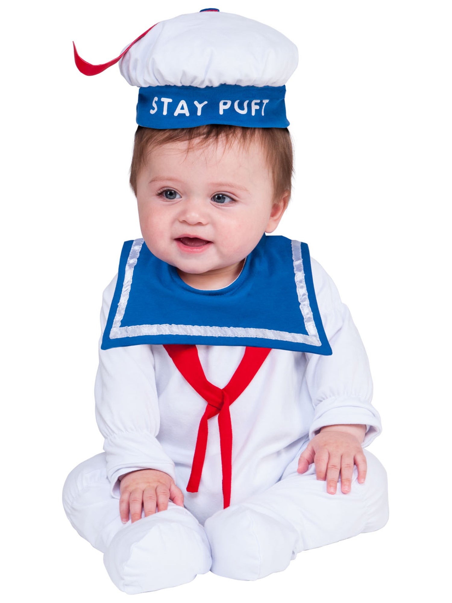 Ghostbusters Classic Stay Puft Marshmallow Man Costume for Babies - costumes.com
