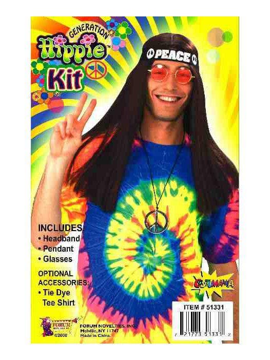 Adult Hippie Headband, Pendant and Glasses - costumes.com
