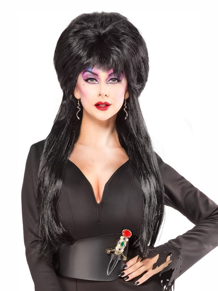 Women's Black Elvira Wig