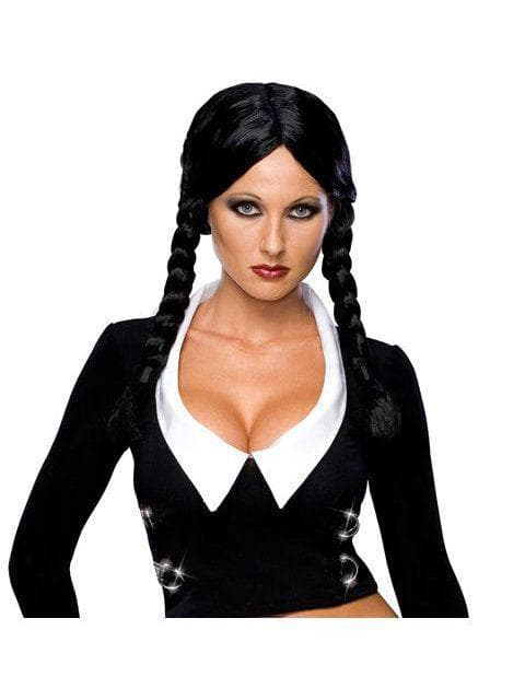 Women's The Addams Family Wednesday Wig - Deluxe - costumes.com