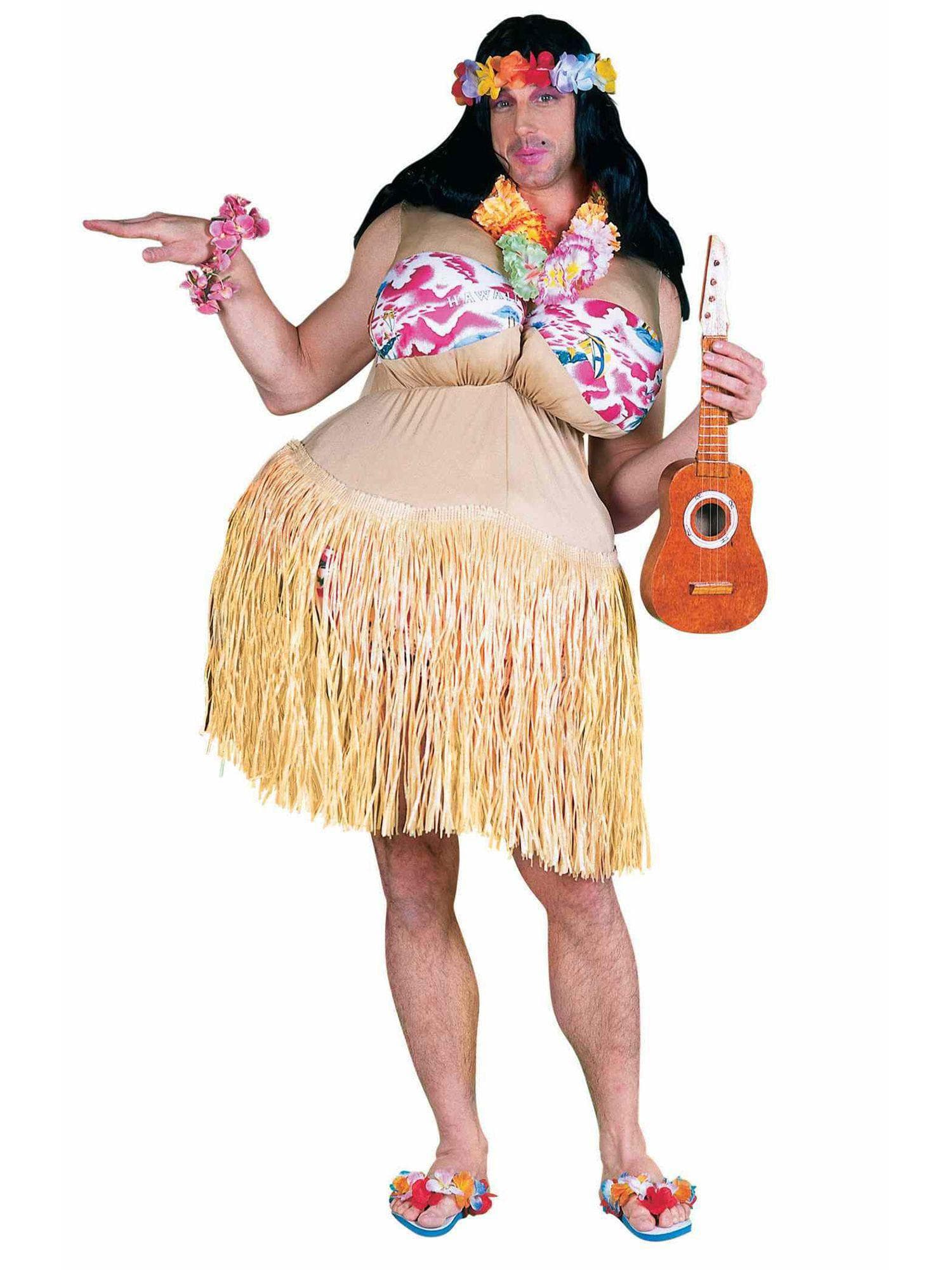 Adult Funny Hula Costume - costumes.com