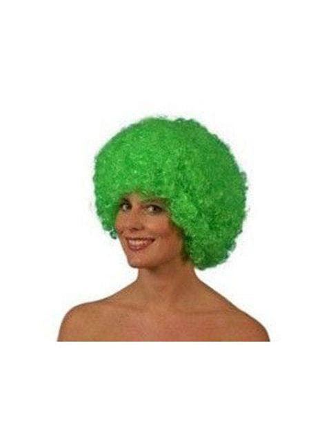 Green Afro Wig - costumes.com