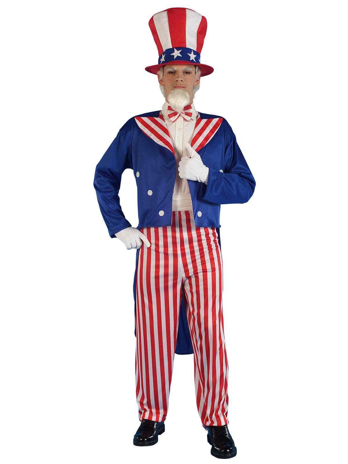 Adult Patriotic Uncle Sam Costume - costumes.com