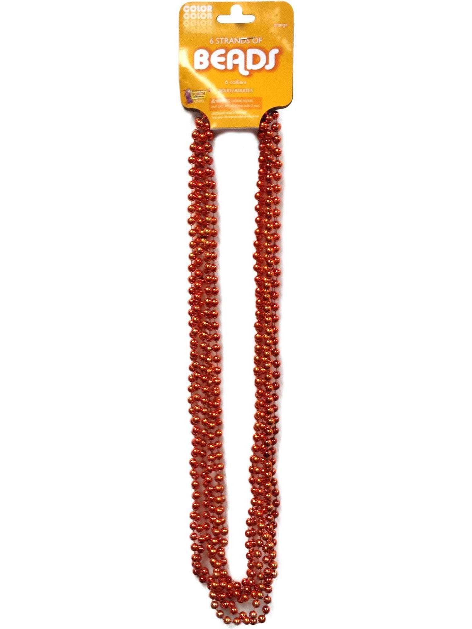 Orange Bead Necklace - costumes.com