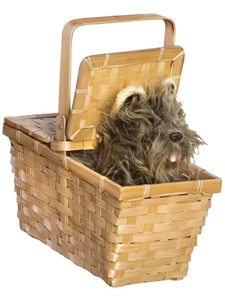 Adult Wizard of Oz Toto in a Basket - Deluxe